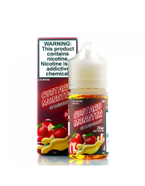 Strawberry Salt - Custard Monster E-Juice