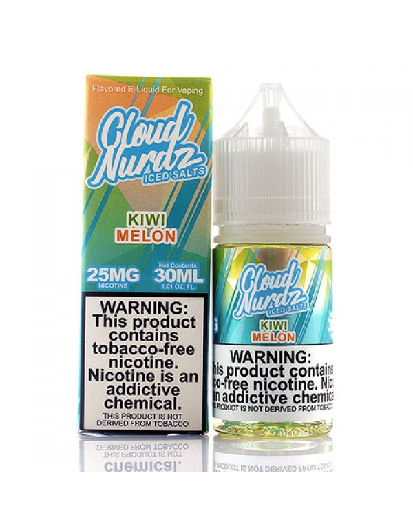 Kiwi Melon Iced Salt - Cloud Nurdz E-Juice