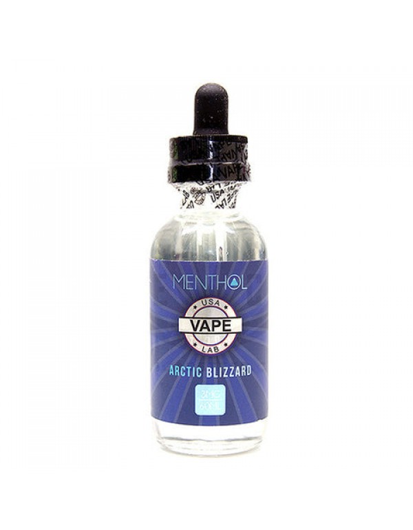 Crisp Menthol (Arctic Blizzard) - USA Vape Lab E-Juice (100 ml)