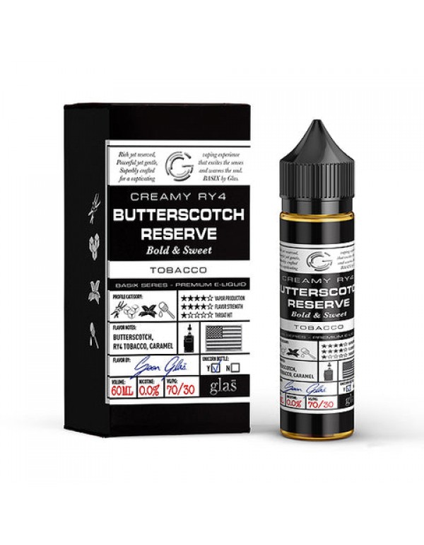 Butterscotch Reserve - Glas Basix E-Juice (60 ml)