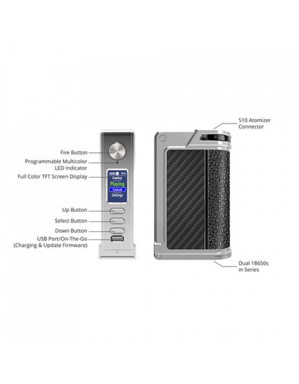 Lost Vape Paranormal 200W DNA250C Box Mod