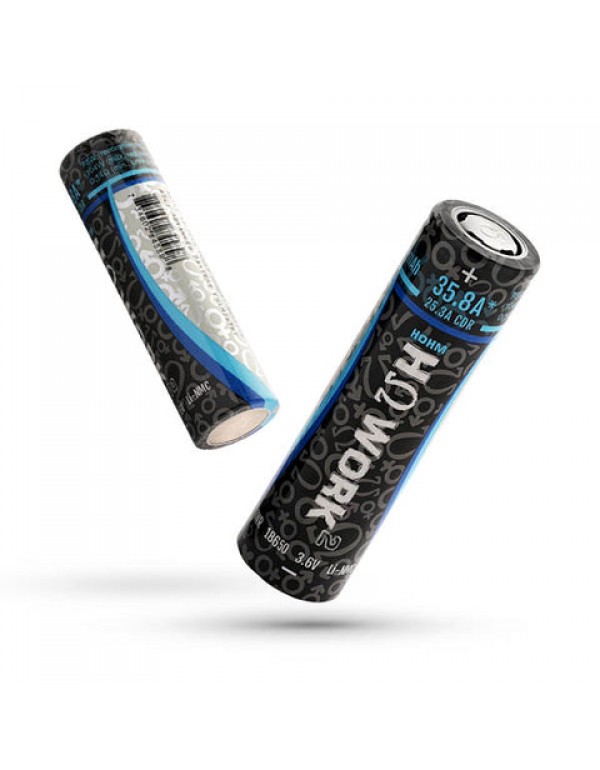 Hohm Tech Hohm Work 18650 INR 2531mAh 35.8A Flat Top Battery